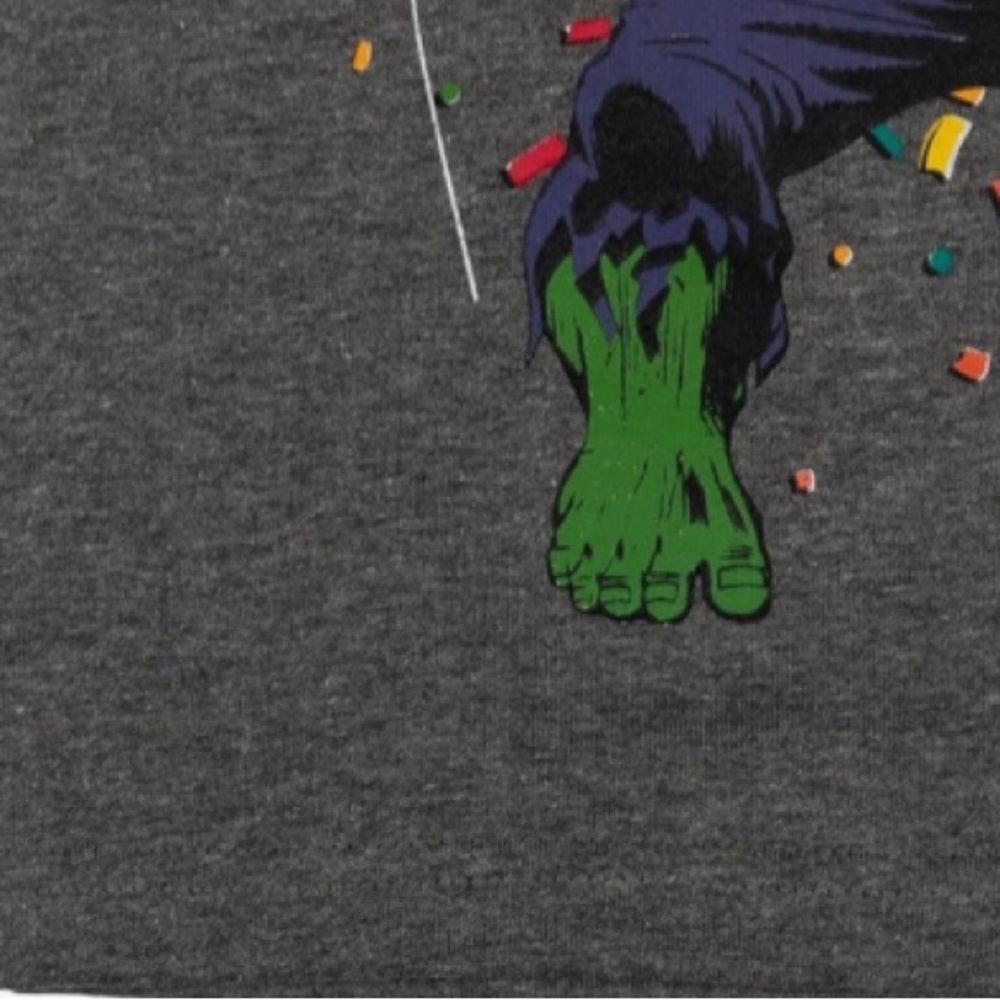 Marvel Adventures Hulk Birthday Gray T-Shirt BRAND NEW 4T - Picture 5 of 7
